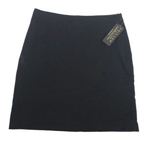 John Paul Richard Uniform Petites Size 8P Straight Skirt Embroidered Floral